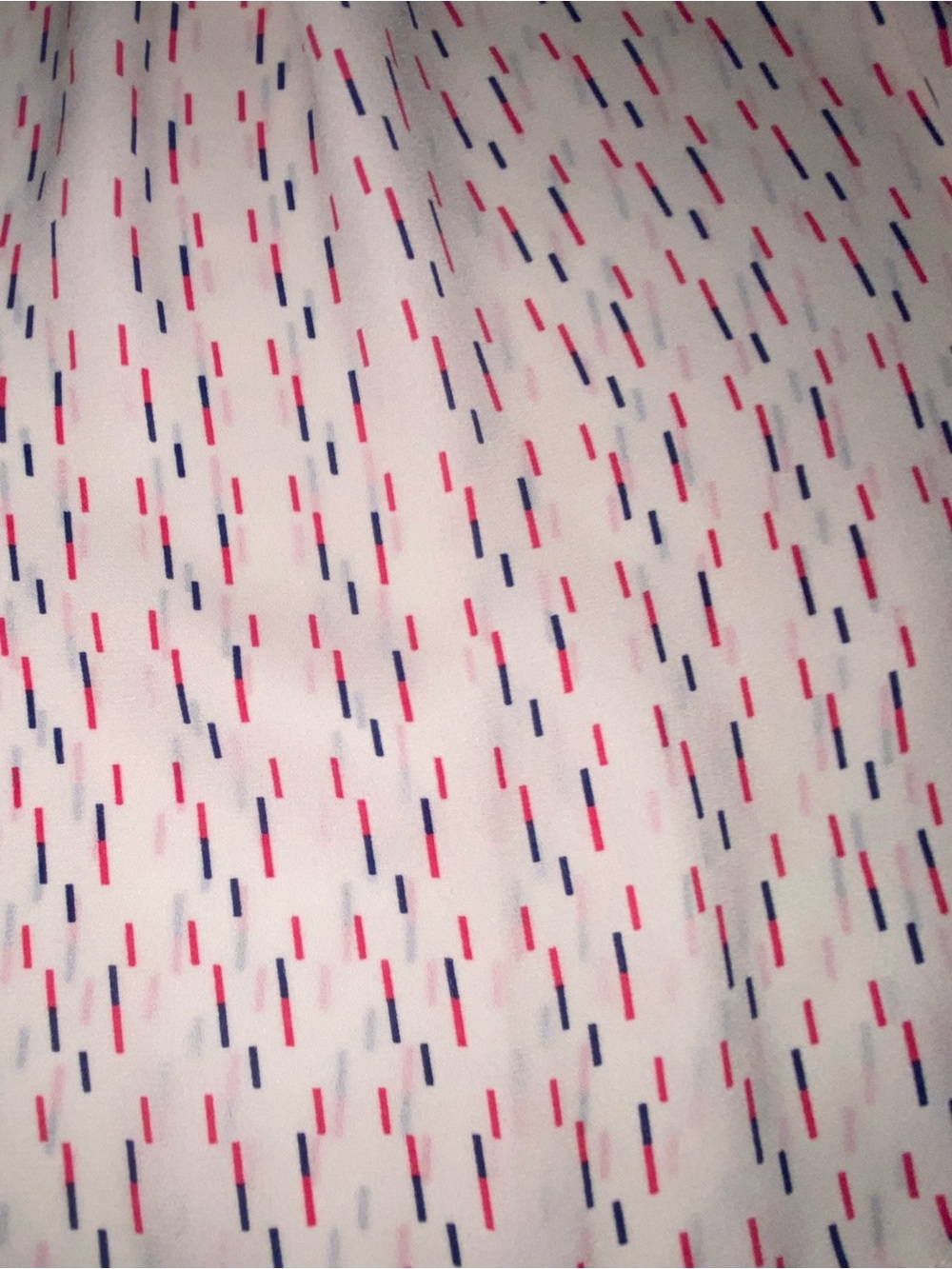 Banana Republic Cream Sleeveless Top with Red & Navy Dash Print - Picture 3 of 8